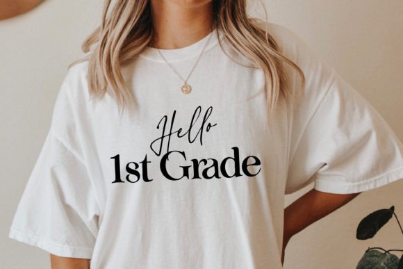 1st Grade Svg Teacher Back to School Png: A Versatile Design Resource for Educators