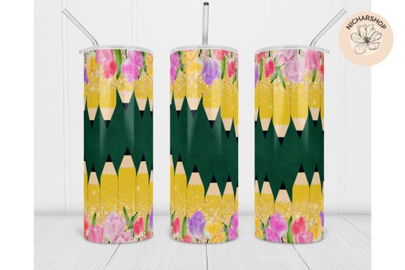 20oz Back to School Tumbler Pencil Wrap6