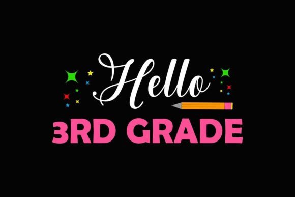 3rd Grade Back to School Sublimation: A Versatile Design for Creative Projects