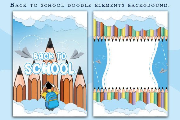 Back to School Doodle Background: A Creative Solution for a New Academic Year