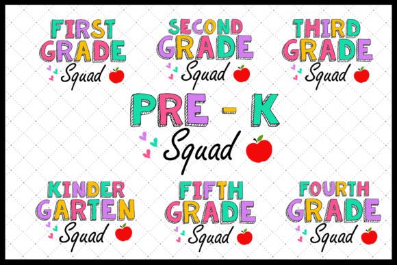 Bundle Classer Squad SVG Back to School