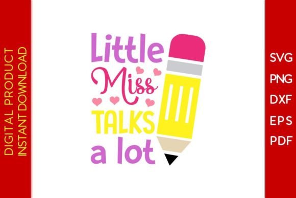 Little Miss Talks a Lot Back to School: A Creative Resource for Modern Makers