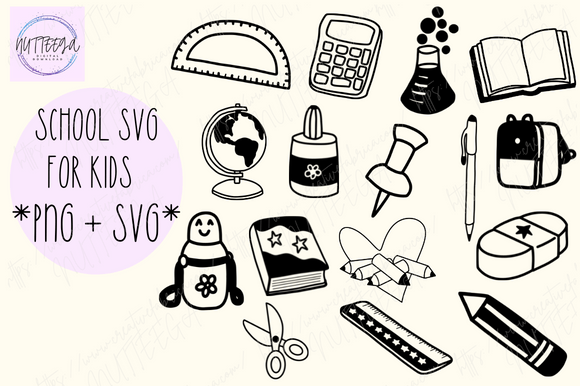 School Svg for Kids: Creative Back to School Fun